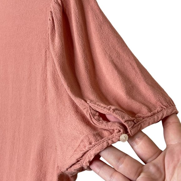 J CREW | Short Sleeve Button Up Peplum Blouse | Size M - Picture 5 of 9